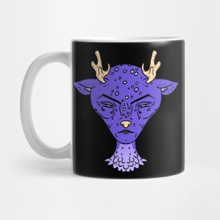 Cautious Space Deer Mug